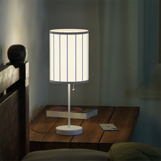 Striped Lamp on a Stand, US|CA plug