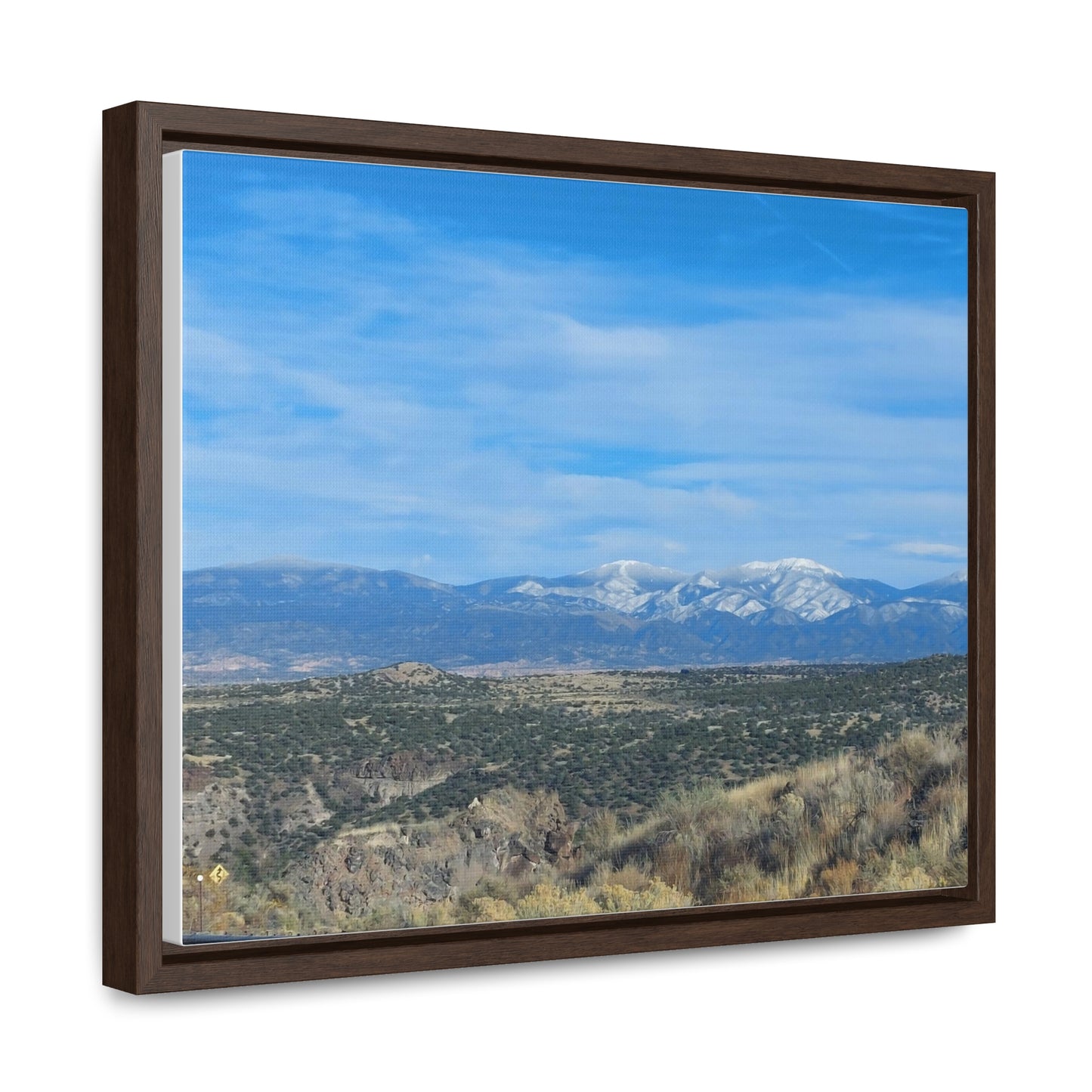 Gorgeous Mountain Views on the Road to Santa Fe Canvas Wraps, Horizontal Frame