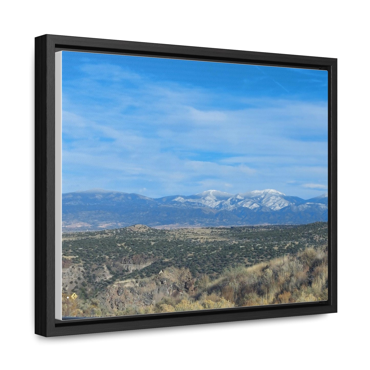 Gorgeous Mountain Views on the Road to Santa Fe Canvas Wraps, Horizontal Frame